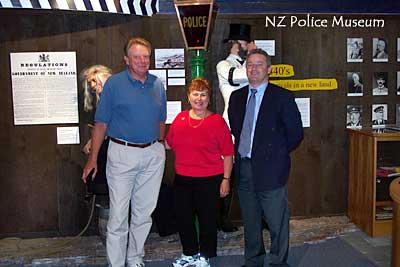 Matt, Carole & Ben at NZ Police Museum